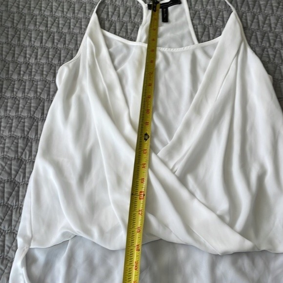BCBGMAXAZRIA
Sayge Sleeveless Faux-Wrap Blouse, White Size Small - Picture 7 of 9